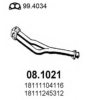 BMW 18111104116 Exhaust Pipe
